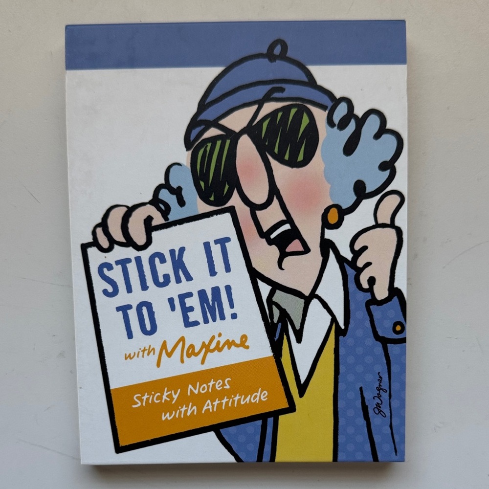 Maxine Sticky Notes with Attitude Gift Book